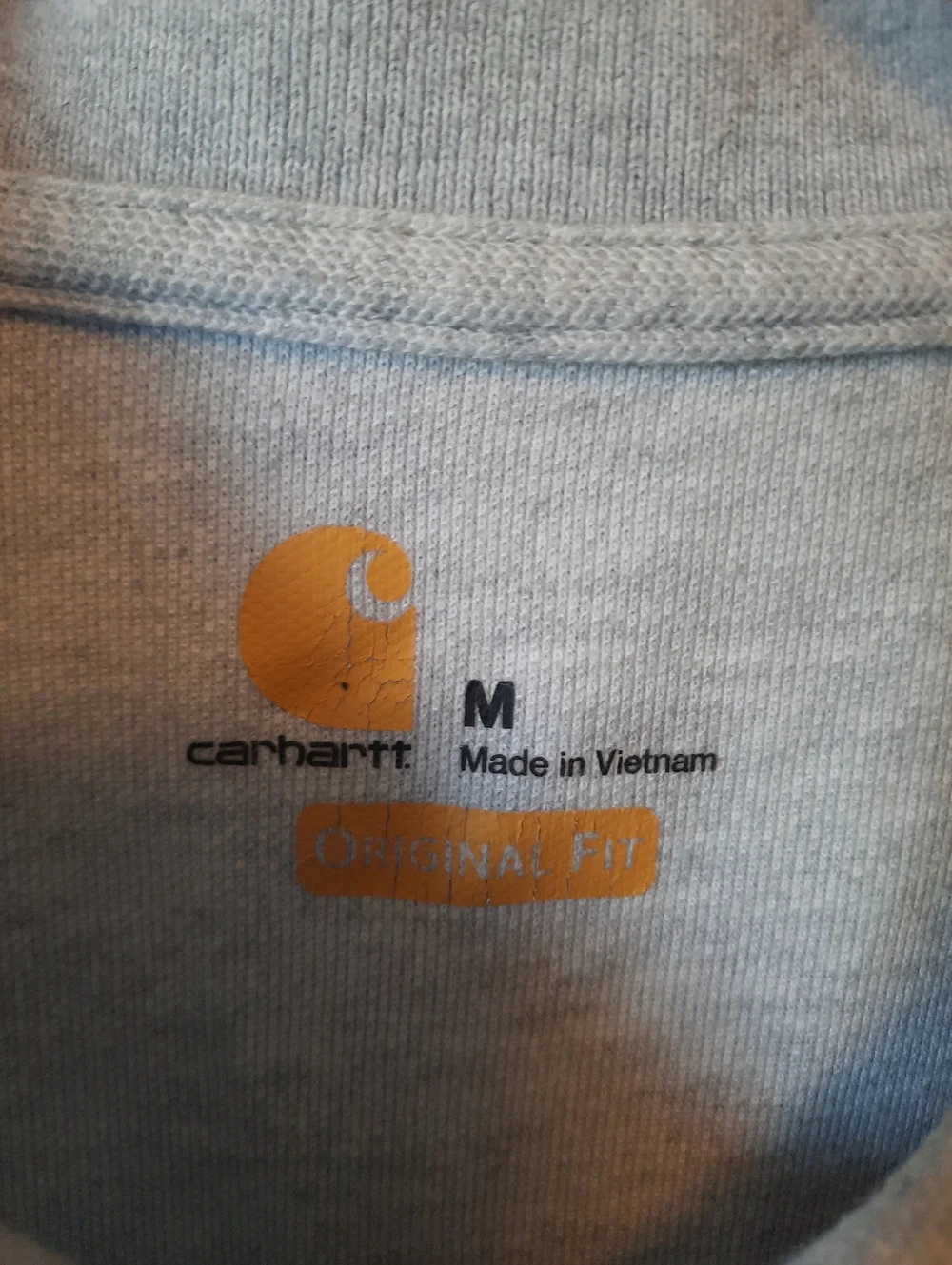 Carhartt Original Fit Heather Gray Short Sleeve Polo Shirt K570 HGY Size Medium - Picture 8 of 11